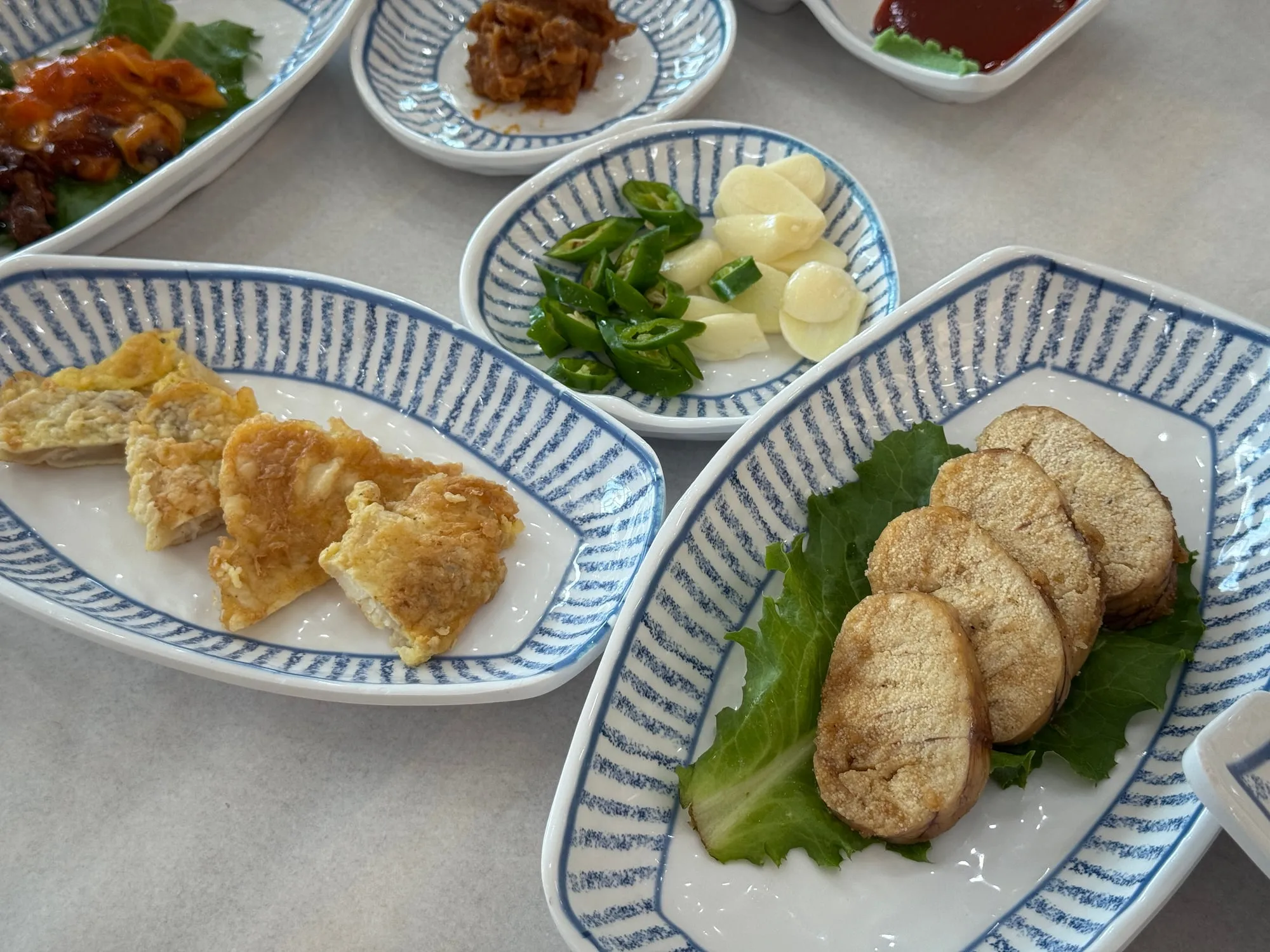 보리굴비 정식 상차림