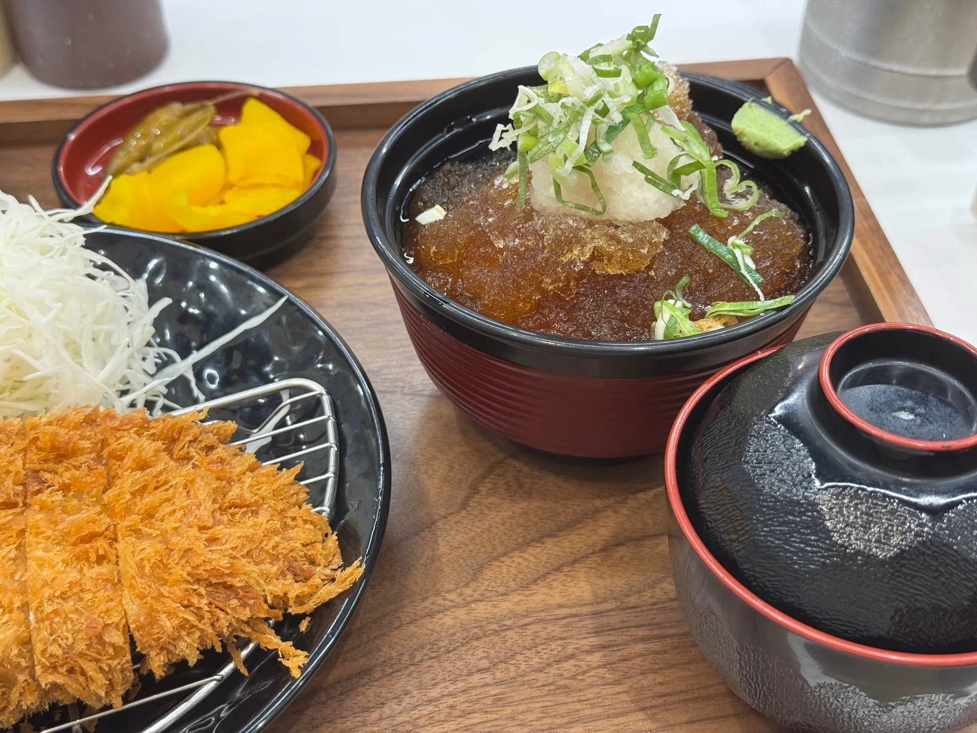 냉모밀 세트 - 살얼음이 가득