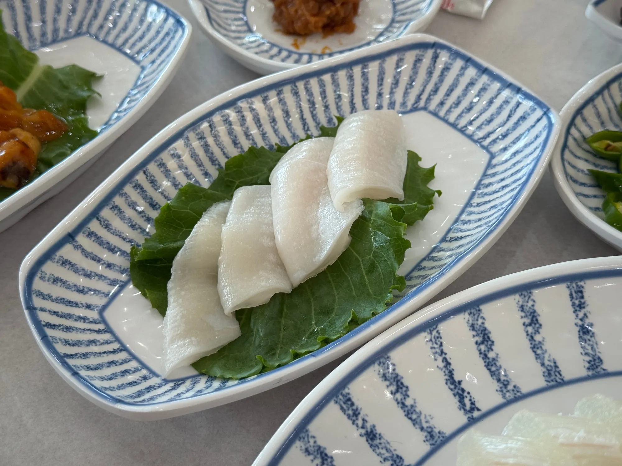 광어 지느러미회